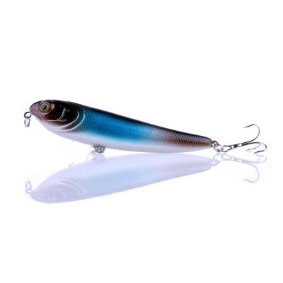 China 100% new ABS plastic hard plastic topwater pencil baits 10cm 13.7g fishing lures for sale