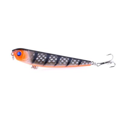 China Wholesale Handmade PVC Bait 8.5CM Sinking 9.8G Pencil Fishing Lure for sale