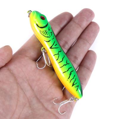 China Wholesale 10cm Body 16g Pencil Primer Top Water Pencil Lures Hard Pencil Fishing Lure Pe101 for sale