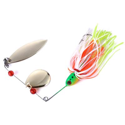 China ABS bionic fishing supplies, increased finetype, double willow-shaped blades, compound spangled beard for sale