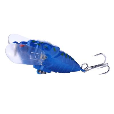 China ABS Plastic Wholesale Fishing Hard Lure Plastic Artificial Bait Insect Shaped 4cm/6.4g FLW World Fishing Championship Minnow Surface Lures for sale