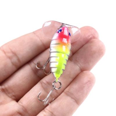 China ABS Hard Plastic Hard Plastic Minnow Fishing Lure 4cm Cicada 4.4g Bait for sale