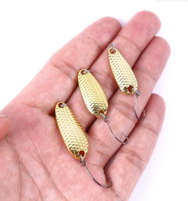 China Metal Jig Lure Bait Winter Fishing Spinners Ice Carp Fishing Tackle Spoon for sale