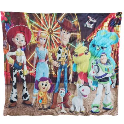 China Spring and Autumn Design Cool Design Good Quality Soft Baby Blanket Boutique Cartoon Charaster Printing Materials for sale