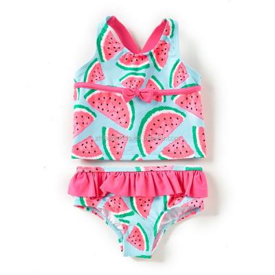 China Viable Swimwear 2pcs Swimwear Girls Fashion Zhihao Beachwear Boutique Cute Bikini Kids Viable for sale