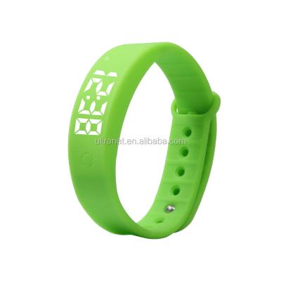 China Waterproof Custom Vibration Pedometer 3d Wristband Pedometer Smart Wrist Watch For Kids for sale