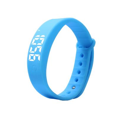 China Waterproof 3D Pedometer Sports Activity Tracker Temperature Pedometer Calorie Monitor Exercise Fitness Band for sale