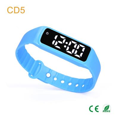 China Sports CD5 RFID Wristwatches Pedometer Health Tracker Custom Logo Watches for sale