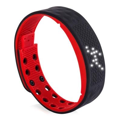 China Double Color Fitness Wrist Waterproof Pedometer Bands 3d CE Alarm Vibrating Wrist Watch for sale