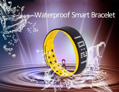 China Environmental Silicone Waterproof Personalized Signature Health Fitness Smart Tracker With Calorie Smart Wristband for sale