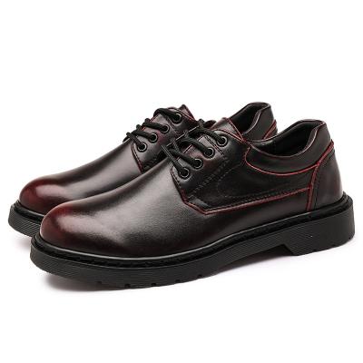 China Durable men's shoes genuine leather stylish shoes 2021 new big company leather casual men's shoes for sale