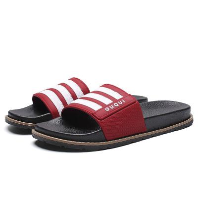 China Cushioning Big Size 40-45 Men's Shoes Breathable Casual Beach Sandals Slippers Wedge Flip Flops Men Outdoor Slides White Black for sale