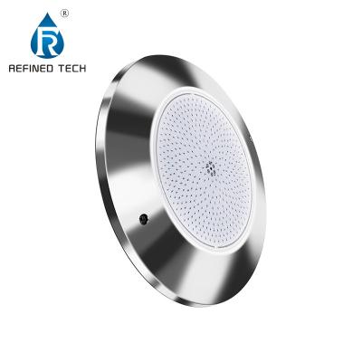 China AISI 316LSS Concrete Pool Light 260MM Resin Filled IP68 35W 18W for sale