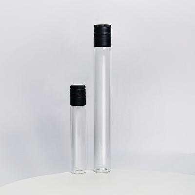 China Beverage 100ml Wine Bottle High Borosilicate Test Tube Wine Bottle Glass Wine Bottle With Screw Lid for sale