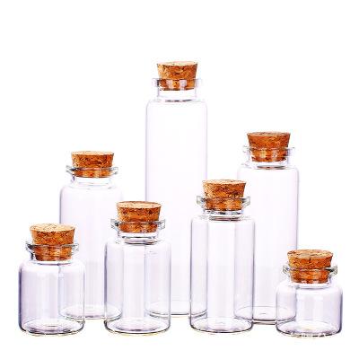 China Recyclable 50ml Round Wishing Bottle Mineral Wish Bottle Pendulum Glass Wish Bottle for sale