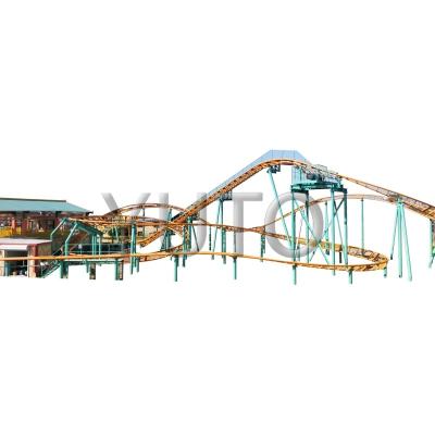 China Cheap Price Amusement Park Amusement Ride Family Wooden Roller Coaster For Sale for sale