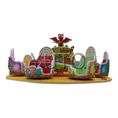 China 16 Seater Outdoor Dinosaur Turntable Amusement Equipment|Theme Park Spin Top Mounts Amusement Equipment For Sale L10m*W10m*H3.6m for sale