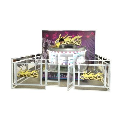 China Factory Price Small Amusement Park Disco|Outdoor Theme Park Kids Cool Rides Amusement Equipment For Sale 8 People (70KG/person) for sale