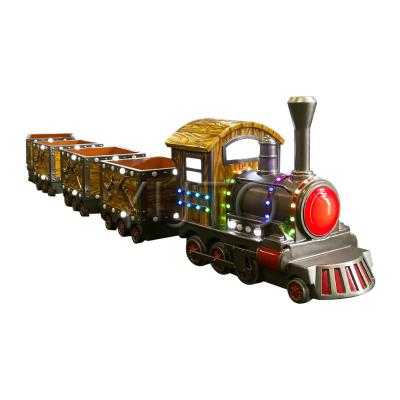 China Factory Price Amusement Park Mine Rail Glass Train | Theme Park Outdoor Kids Ride Amusement Equipment For Sale for sale