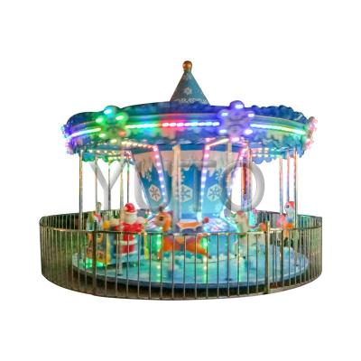 China Metal 12 Seats Music Carousel Ride For Sale|China Carousel Horse Ride|Small Carousel Ride For Sale for sale