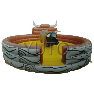 China Factory Price Amusement Park Mad Cow|Outdoor Theme Park Kids Bullfighting Machine Amusement Equipment For Sale 1 Person for sale