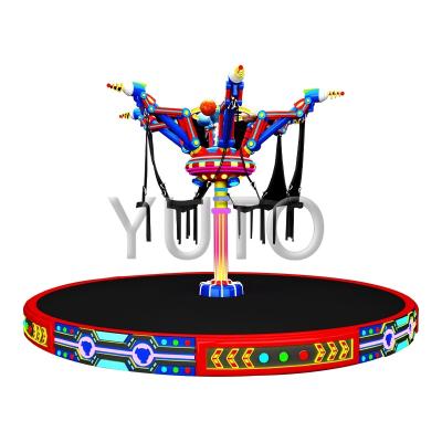 China Factory Price Amusement Park Astronaut|Outdoor Theme Park Kids Trampoline& Bungee Jumping Amusement Equipment For Sale 7.5M for sale