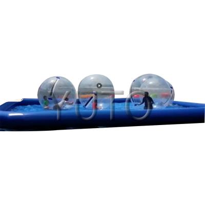 China Popular Colorful PE Adult And Kid Size Transparent Inflatable Water Walking Ball|Ball On Water And Land For Sale for sale