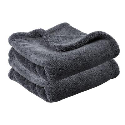 China Microfiber Car Drying Towel Loop Pile Drying Towel Microfiber QUICK DRY Twisted Premium Premium Absorbent Towel for sale