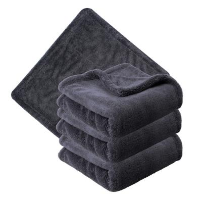 China Car Wash Loop Microfiber Car Drying Towel QUICK DRY High Quality Towel Twisted Fiber Micro Towel For Car for sale