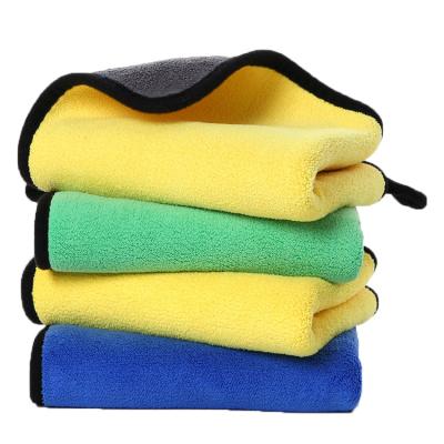 China Custom Logo 400 Gsm Car Cleaning Cloth Towel QUICK DRY Microfiber Towel Drying Car Wash Towel 40*40 for sale