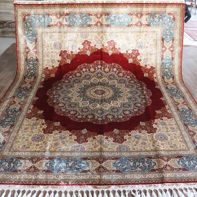 China Persian/Turkish Henan Bosi 8' x10 New Chinese Silk Finish Living Room Carpet Persian Wall To Wall Carpet for sale