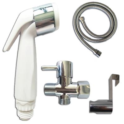 China Sense Faucets White ABS Diaper Sprayer Bathroom Faucet Shattaf Toilet Bidet Sprayer for sale