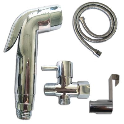 China Sense Faucets Bidet Spray For Cloth Diapers And For Dog Bath , Spa Bidet Set Whole Set Sprayer Shattaf for sale