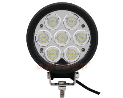 China Super bright 24v PC 12v 5inch 70w led tractor running lights car black round led driving light for truck for sale