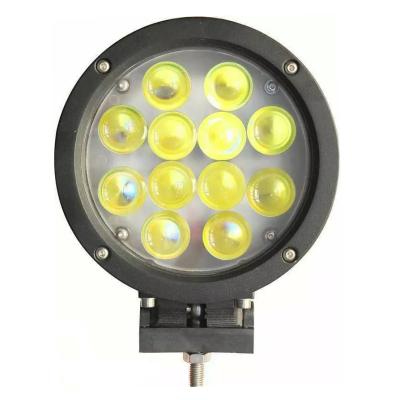 China PC Round High Power 12v 7inch 60w Led Work Light For Trucks for sale