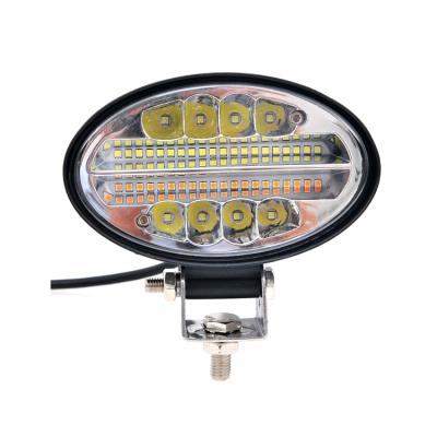 China PMMA New Arrival Bright Color Spot 4.3inch 24W Double Oval Led Light 12v Work Led For Off-Road Vehicles for sale