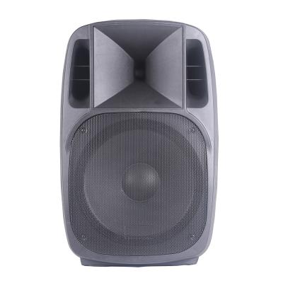 China Outdoor Activities/Professional Portable Party BT Battery Speaker With Two Wireless Microphone for sale