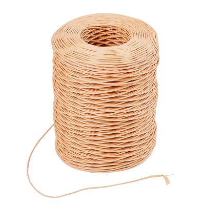 China Convenient High Quality 200m Twisted Paper Rope With Iron Wire Paper Twist Twine For DIY Gift Wrapping Craft Wrapping Rope for sale