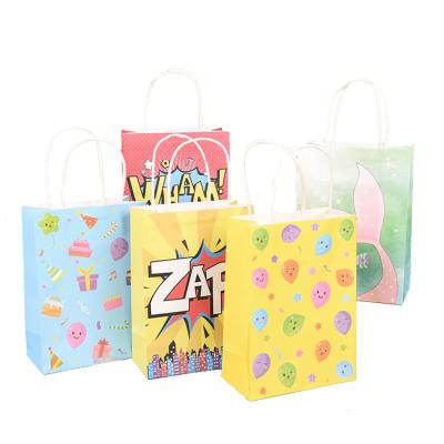 China Wholesale Custom Recyclable Printed Shopping Bag Fast Food Wrapping Paper Colored Paper Take Out Bag For Restaurant Packaging for sale