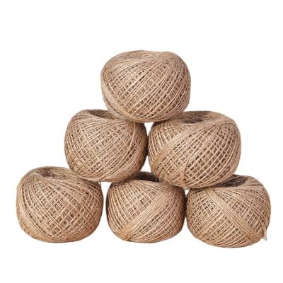 China Jute 100m/roll Long Twine Twine Twine Jute Burlap Hemp Rope Natural Rustic Handy Rope Gift Wrapping Twine For DIY Home Decor for sale