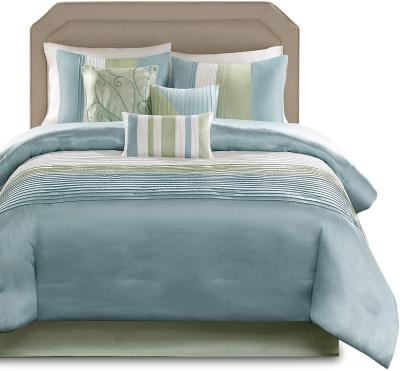 China Amherst Single Faux Silk Comforter Set-Casual Contemporary Design All Season Down Alternative Bedding for sale