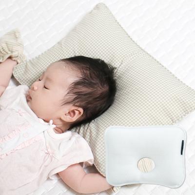 China New Anti-Apnea Design 3D Polyester Mesh Fabric Pillow Hollow Baby Head Shaping Pillow for sale