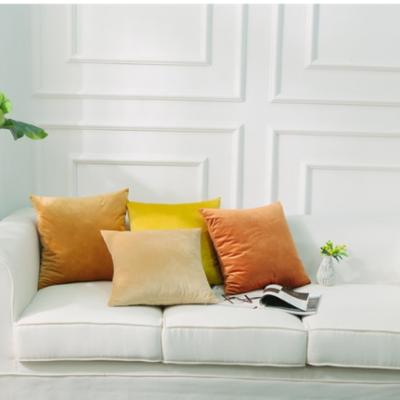 China Suede Cushion Pillow Modern Dutch Office Sofa Cushion Bed Pillow Velvet Lumbar Velvet Pillowcase Back Cushion for sale