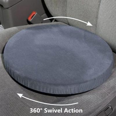 China High Quality Memory Foam Swivel Cushion Round Cushion For Car Home Seat for sale