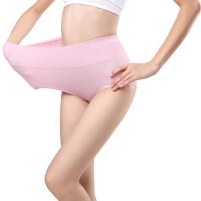 China Women's Full Coverage Soft Breathable Stretch High Waisted Cotton Breathable Underwear Briefs Ladies Panties for sale