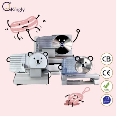 China Hotels 19cm Commercial Electric Automatic Food Meat Slicer Machine for sale