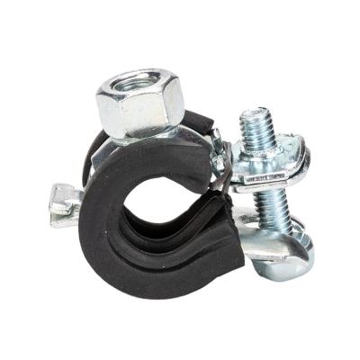 China PIPE FLANGE Round Shape Bolt Pipe Tube Clamp 25mm 32mm 25 mm 15-19 mm 1.5 mm NC Quick Release Steel 20 mm Standard -50 to 110 °C; GUA 10 for sale