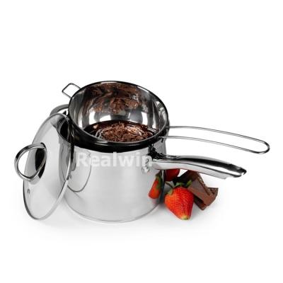 China Multifunction Frying Pan 304 Stainless Steel Pot 18cm Deep Sustainable With Basket For Induciton for sale