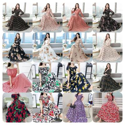 China 2024 Summer Women New And Wear Anti-static Outdoor European And American Trade Soft Dress Spring Lace Soft Dresses for sale