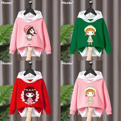 China 2024 Autumn New Girls Sweater Anti-wrinkle long sleeve around neck sweater sitting sweater wholesale for sale